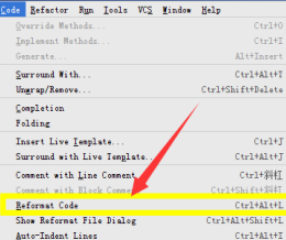 pycharm格式化代码的方法