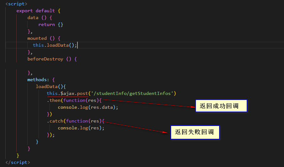 VUE如何使用axios调用后台API接口