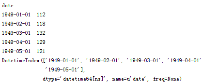 用python进行时间序列分析的方法