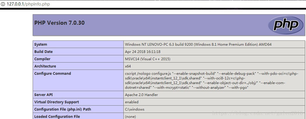 Apache+PHP+MySQL搭建PHP开发环境图文教程