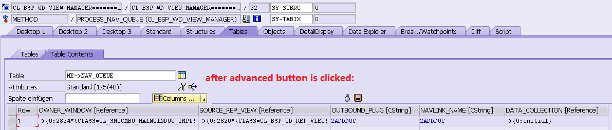 如何启用SAP CRM附件UI上的advanced按钮