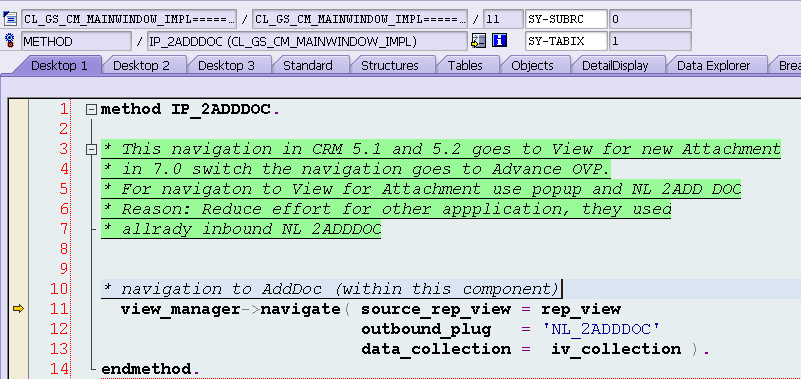 如何啟用SAP CRM附件UI上的advanced按鈕