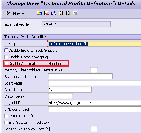 SAP CRM WebClient UI的Delta处理机制是怎样的