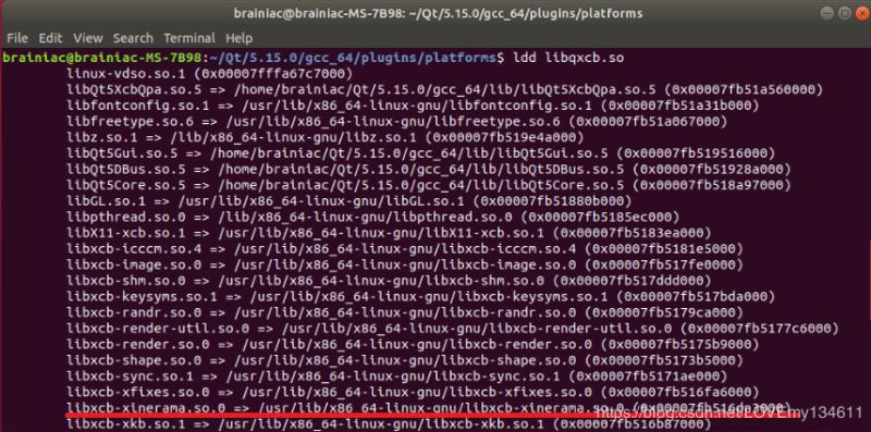 Ubuntu18.04下Qt出现qt.qpa.plugin:Could not load the Qt platform plugin “xcb“错误怎么办