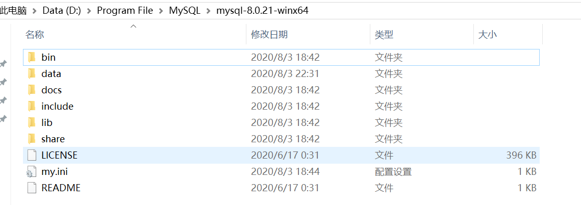 下載安裝mysql8.0.21的操作方法