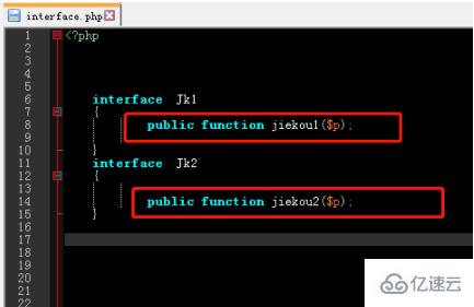 php实现接口的方法