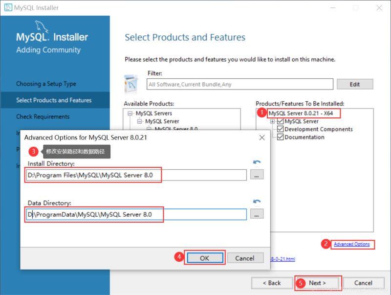 MySQL中Installer 8.0.21的安装方法