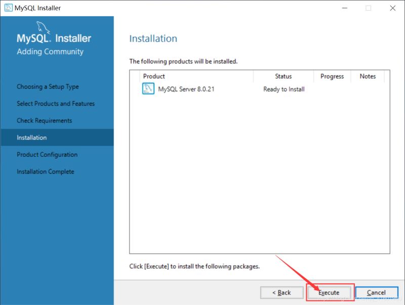 MySQL中Installer 8.0.21的安装方法