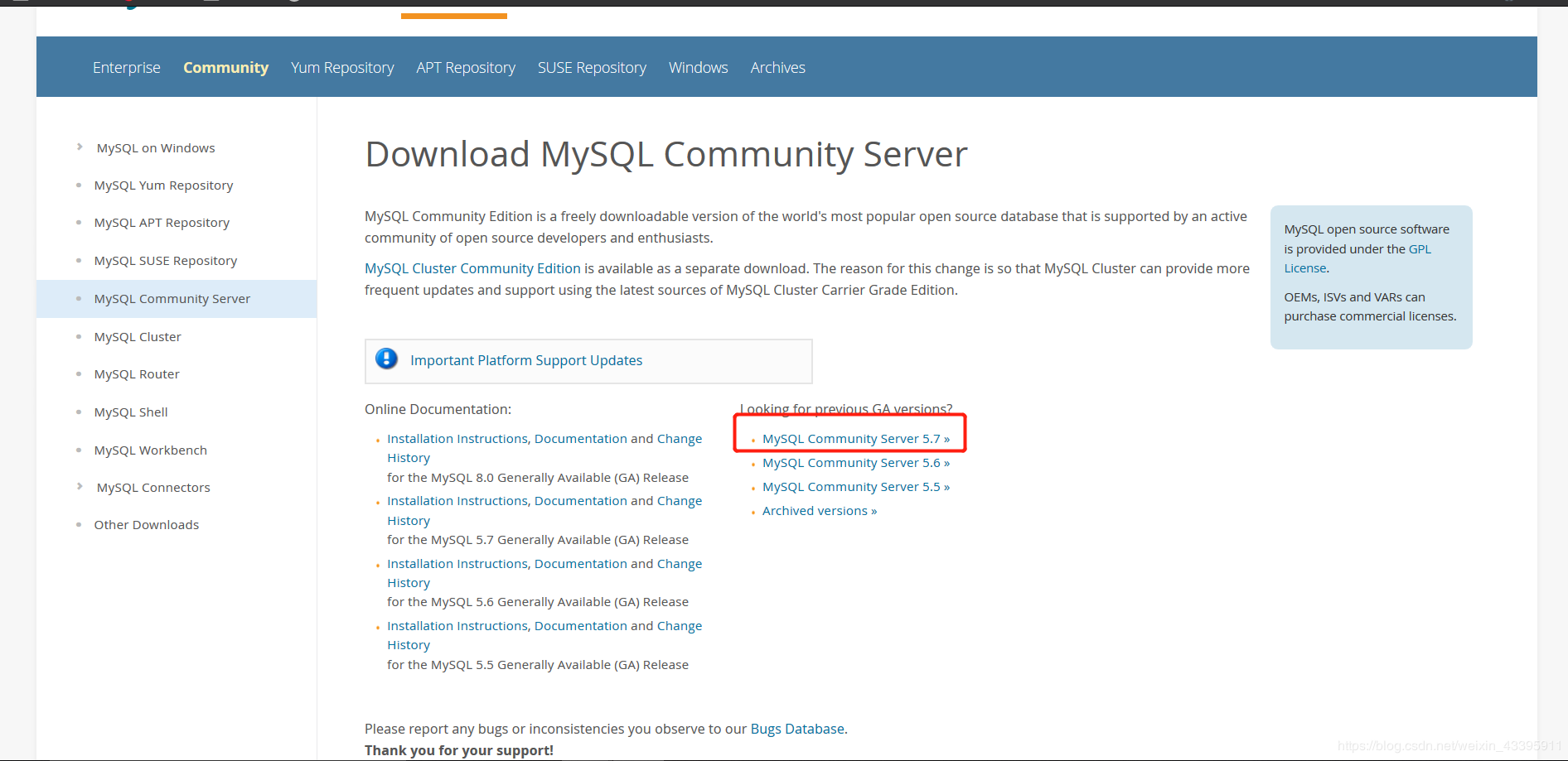 MySQL 5.7.27下载安装以及配置的方法