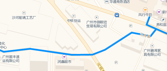 使用高德地图API获得道路上的坐标并实现描绘道路