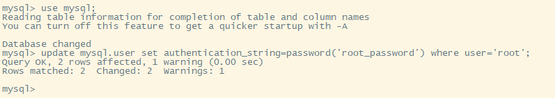 Linux mysql-5.6实现重置root密码的方法