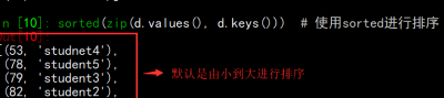 怎样将python中的字典排序