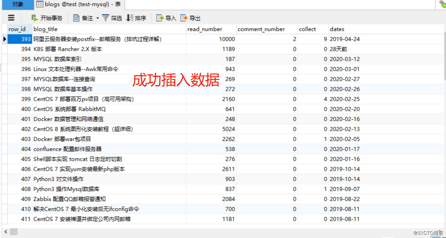 利用Python爬蟲實(shí)現(xiàn)爬取網(wǎng)站中的數(shù)據(jù)并存入MySQL數(shù)據(jù)庫中