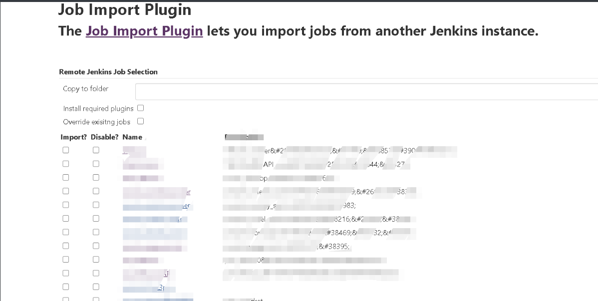 在Jenkins中如何迁移job Import Plugin插件