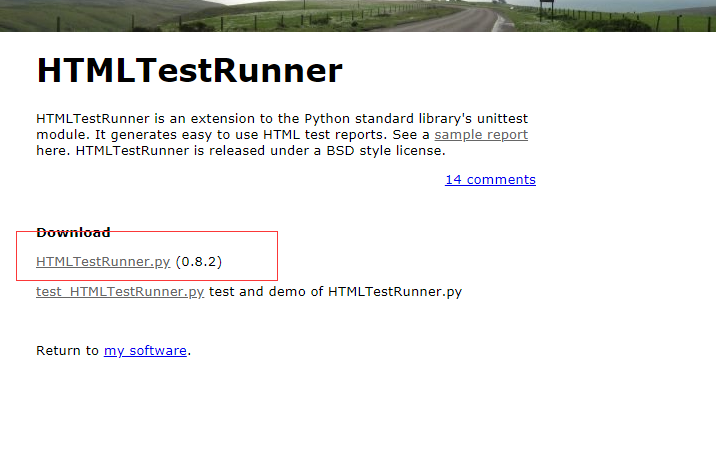 Python 下載生成報告HTMLTestRunner的發(fā)