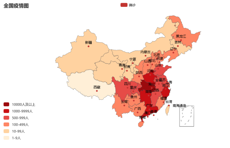 使用python如何实现绘制疫情图