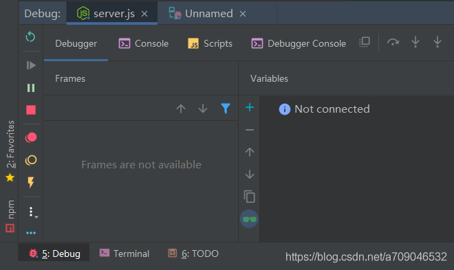 PHPStorm 2020.1 如何调试 Nodejs