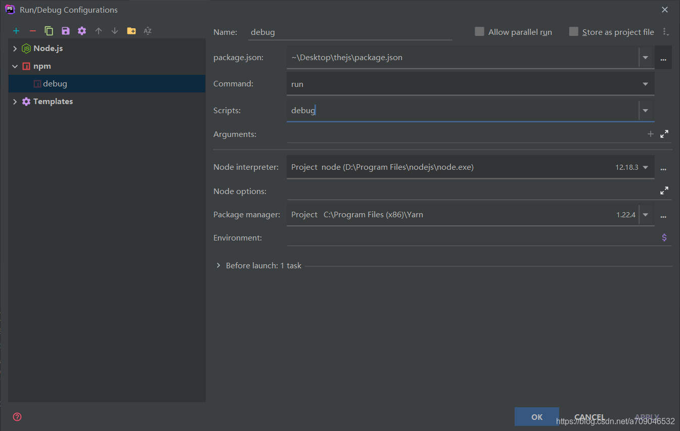 PHPStorm 2020.1 如何调试 Nodejs