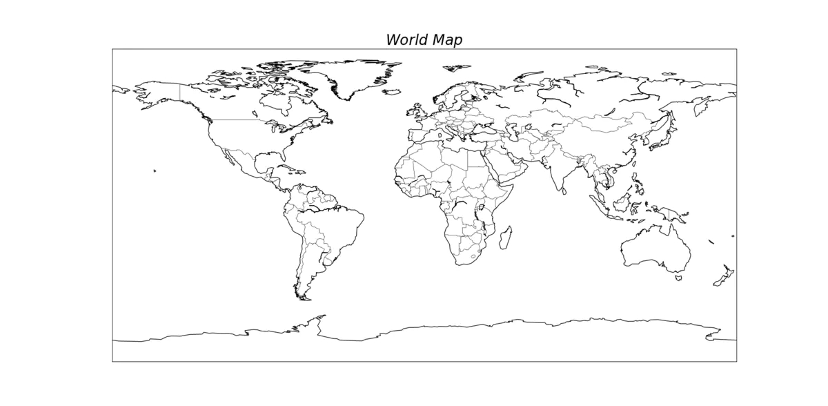 利用python繪制中國地圖（含省界、河流等）