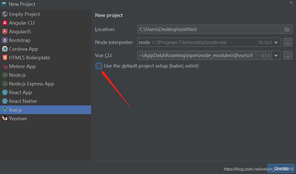 webstorm建立vue-cli腳手架的方法教程