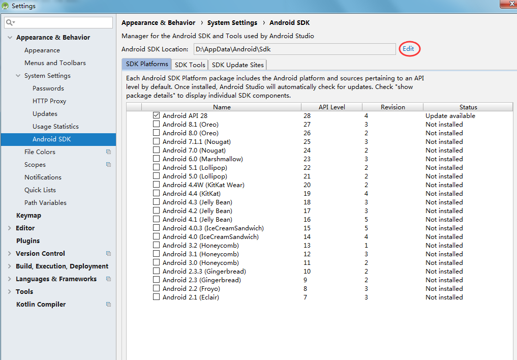 Android Studio SVN的使用方法