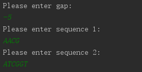 python实现全局与局部序列比对