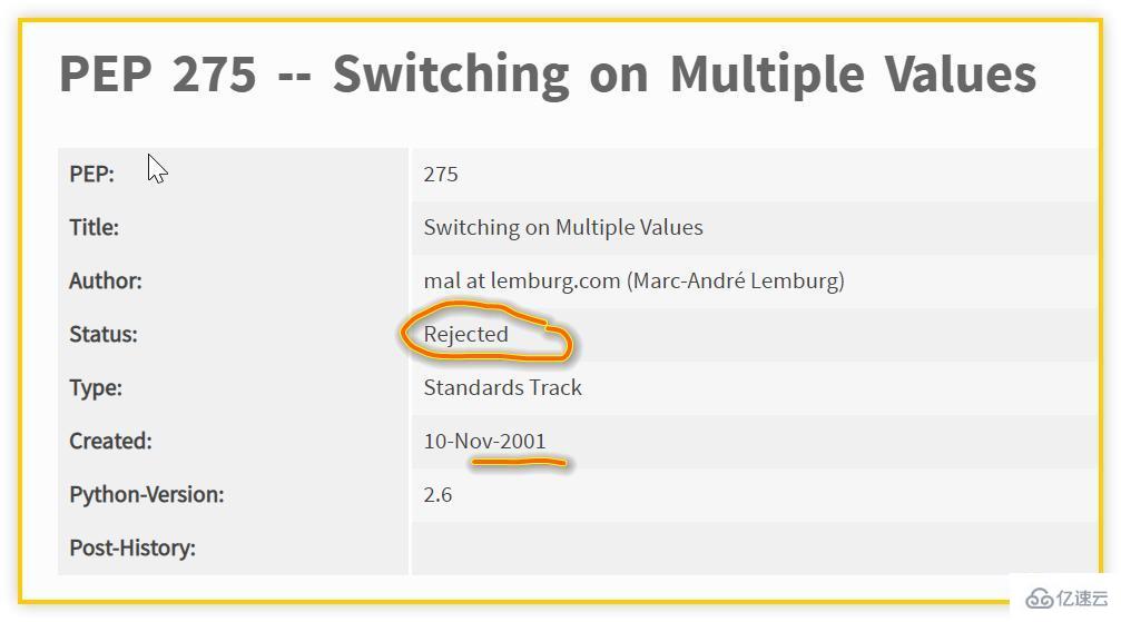 Python不支持switch语句的原因设密码