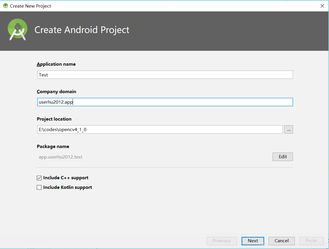 使用Android Studio创建OpenCV4.1.0 项目的步骤