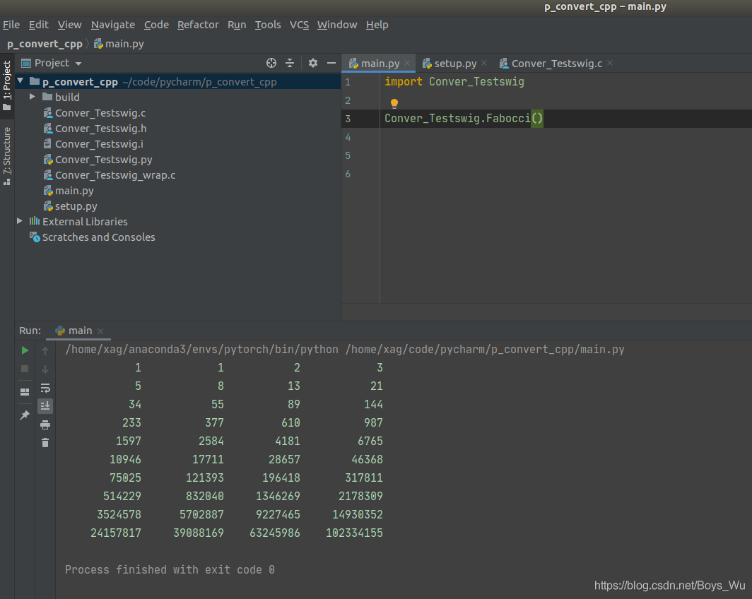 Python扩展C/C++库的方法(C转换为Python)