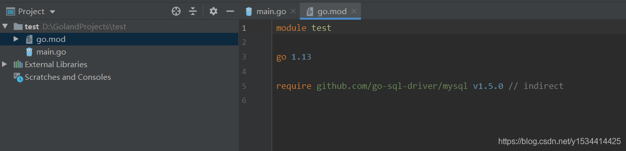 使用Goland IDE go mod 方式如何构建项目
