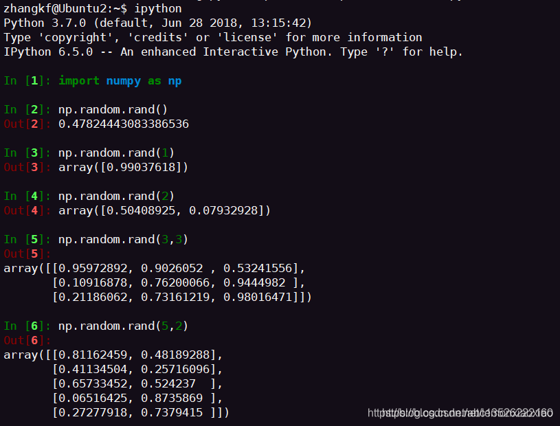 Numpy中np.random.rand()和np.random.randn() 的区别有哪些