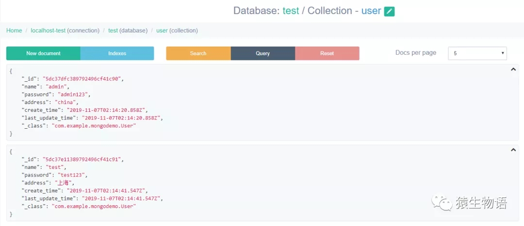 使用Spring Boot 整合 MongoDB的方法