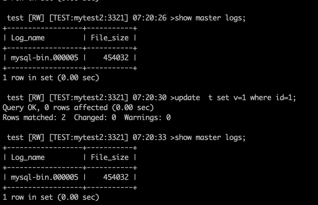 MySQL|update字段为相同的值是否会记录binlog