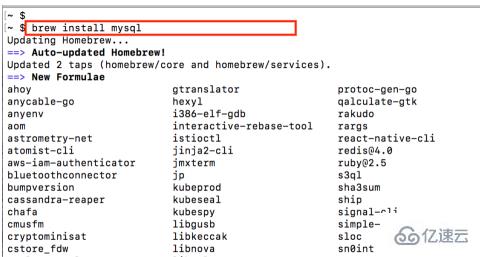 如何在mac上装mysql