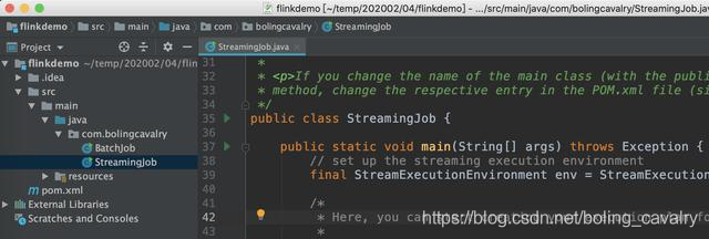 如何在IDEA上运行Flink任务