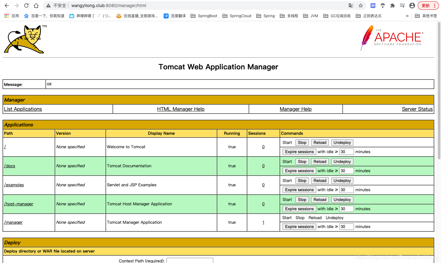 Jenkins实现部署war包和部署jar包的方法