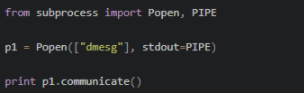 Python中subprocess模块的使用方法