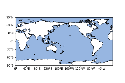 python Cartopy的基础使用方法