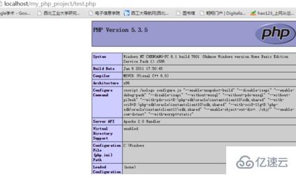 将apache和php整合在一起的方法