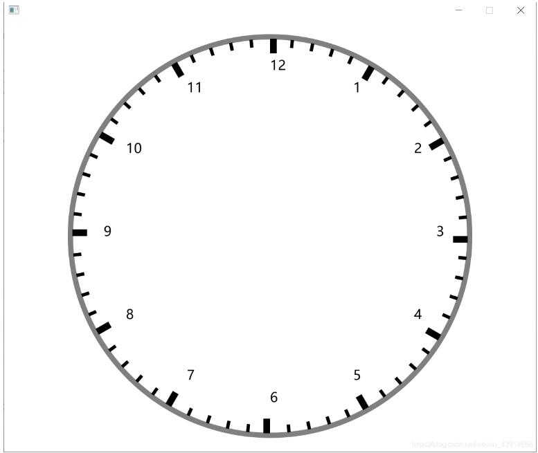 java中使用fx制作一个简单的时钟
