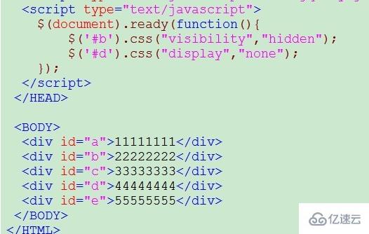 css怎样实现不显示元素