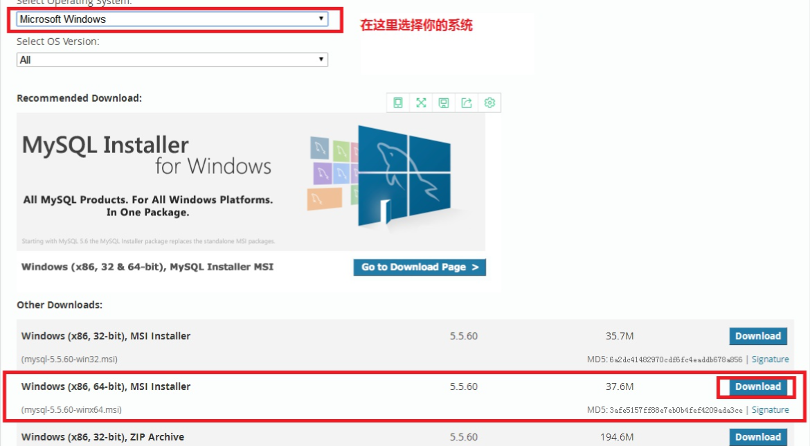 mysql在python 64位系统中下载的方法