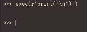 exec在python3中怎么打印换行