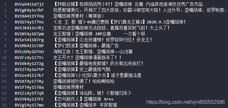 使用python爬虫怎么结合唧唧对Bilibili进行爬取