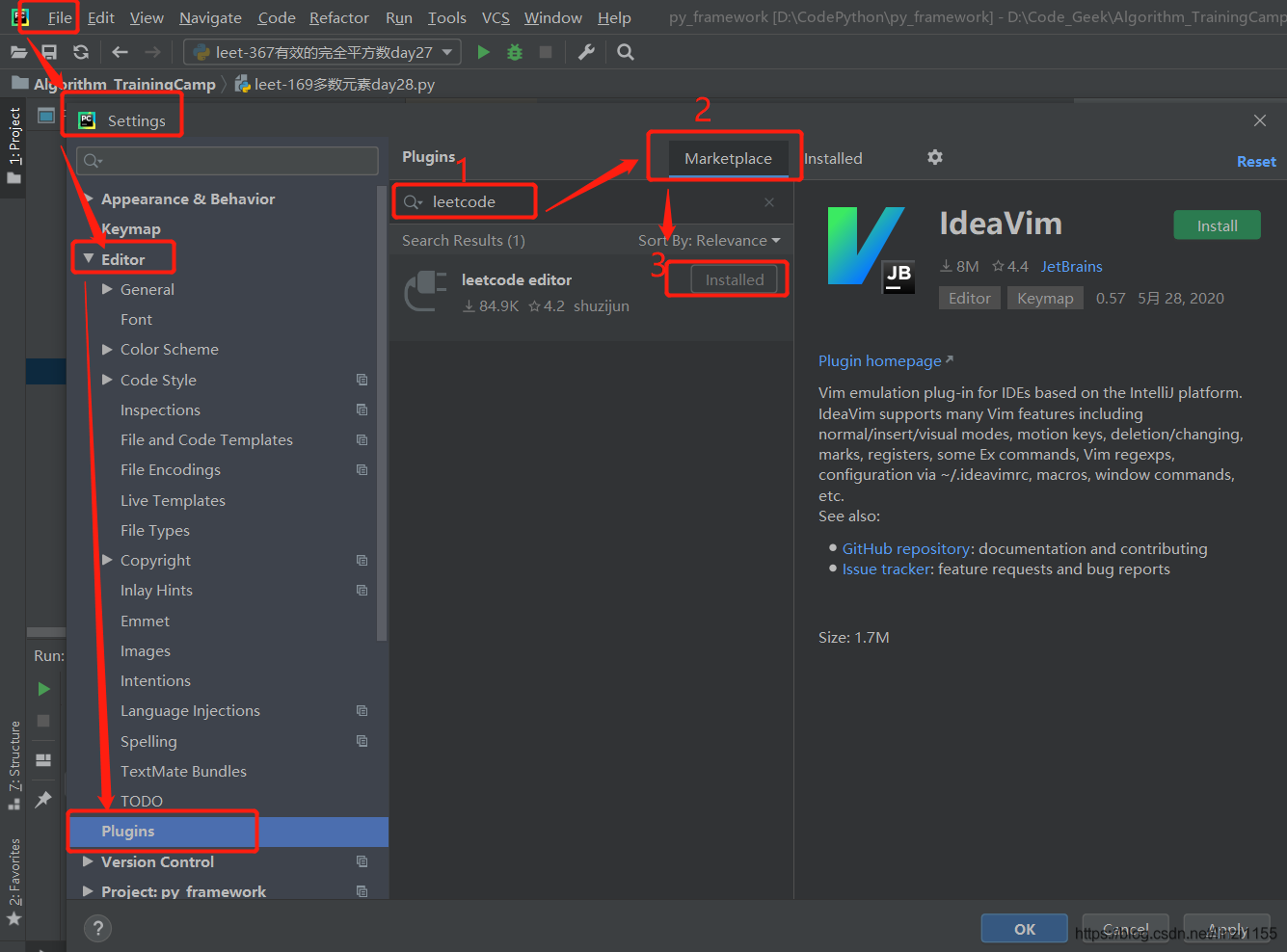 leetcode插件如何在pycharm中使用