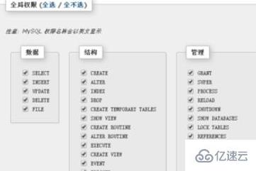 phpmyadmin为用户设置管理员权限的方法