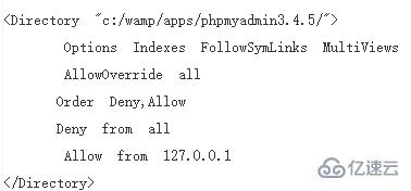 wamp中phpmyadmin连接远程数据库的配置方法