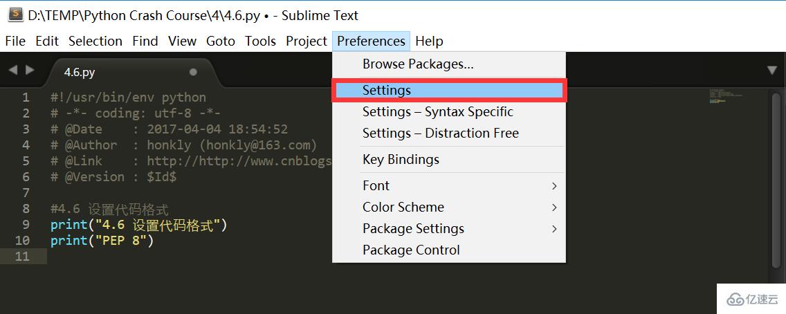 Sublime text3怎么修改tab键为缩进为四个空格