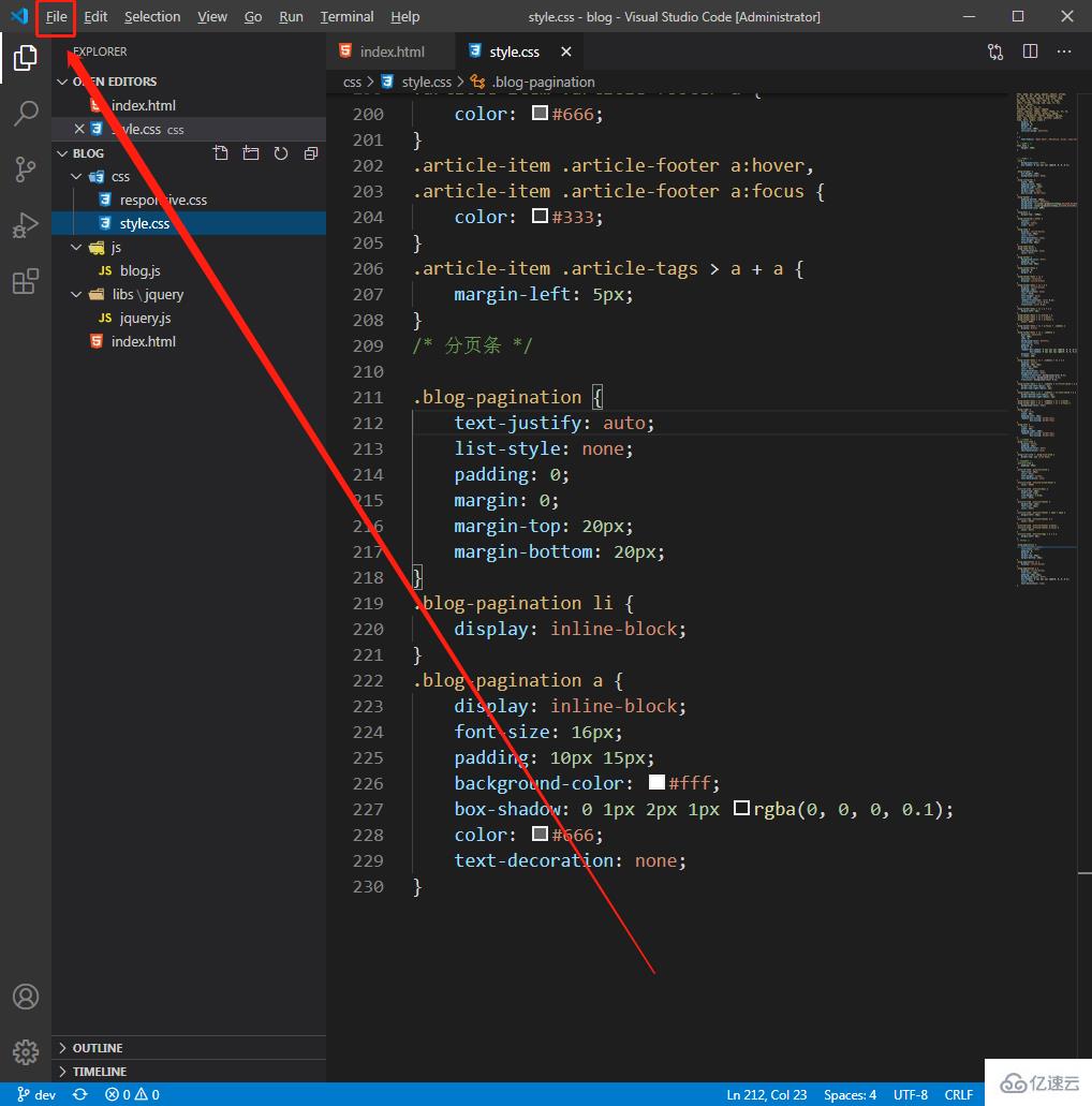 vscode如何设置sublime的主题