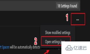 vscode设置tab键大小的方法